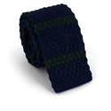 Gravata Ponto Azul Riscas Verdes