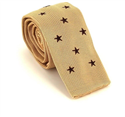 Gravata Ponto Estrelas Bege