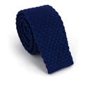 Gravata Ponto Liso Ondas Azul