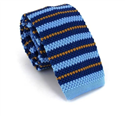 Gravata Ponto Riscas Azul e Amarelo