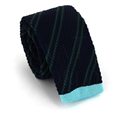 Gravata Ponto Riscas Diagonais Azul e Verde
