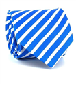 Gravata Riscas Azul e Branca