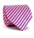 Gravata Riscas Rosa