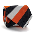Gravata Riscas Tricolor Laranja