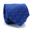 Gravata Seda Paisley Azul
