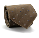 Gravata Seda Paisley Ocre