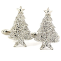 Botões de punho Árvore de Natal