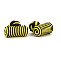 Botões de punho Barril Amarelo e Preto