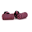 Botões de Punho Barril Rosa e Preto