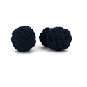 Botões de punho Bola Grande Azul Escuro