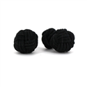 Botões de punho Bola Grande Preto