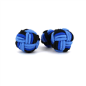 Botões de punho Bola Grande Preto e Azul