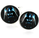 Botões de Punho Cabochon Star Wars - Darth Vader