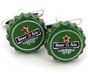 Botões de punho Chapas de Cervejas