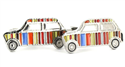 Botões de Punho Carros Multicoloridos