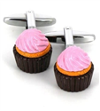 Botões de punho Cupcakes