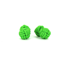 Botões de Punho Dupla Bola Verde