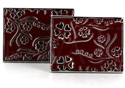 Botões de Punho Floral Esmaltados
