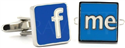 Botões de punho Facebook