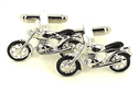 Botões de Punho Rodas de Moto Pretas