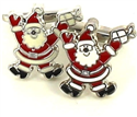 Botões de punho Pai Natal