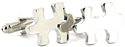 Botões de punho Peças Puzzle