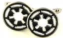 Botões de punho Star Wars - Emblema Imperial