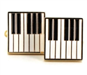 Botões de punho Teclado Piano