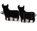Botões de punho Touros Negros