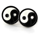 Botões de punho Yin Yang