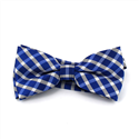 Laço Xadrez Azul e Branco