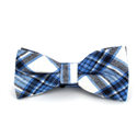 Laço Xadrez Azul e Branco