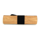 Laço Madeira Bambu e Couro