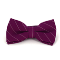 Laço Roxo Riscas Brancas