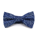Laço Paisley Azul Celeste e Azul