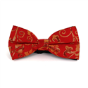 Laço Paisley Brilho Vermelho