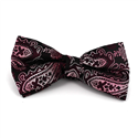Laço Paisley XL Vermelho Borgonha