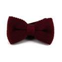 Laço Ponto Liso Vermelho Borgonha