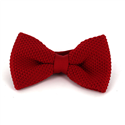 Laço Ponto Liso Vermelho Carmim