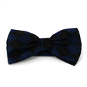 Laço Rombos Azul e Preto