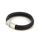 Pulseira Corda Couro Castanho Escuro I