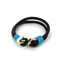 Pulseira de Couro com Âncora