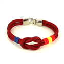 Pulseira Nó Borgonha com Bandeira de Espanha