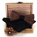 Conjunto de Laços de Madeira