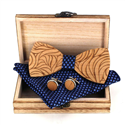 Conjunto de Laços de Madeira