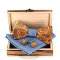 Conjunto de Laços de Madeira