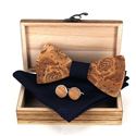 Conjunto de Laços de Madeira