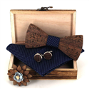 Conjunto de Laços de Madeira