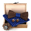 Conjunto de Laços de Madeira
