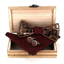 Conjunto de Laços de Madeira